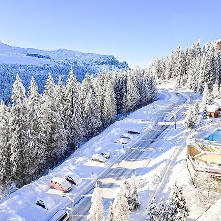 South Facing 2-Bed Apartment With Fireplace, Terrasses Deos Flaine Dış mekan fotoğraf