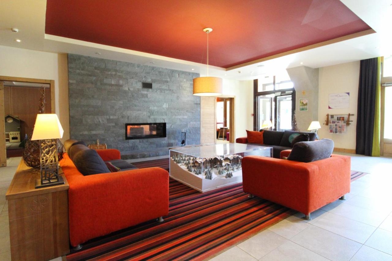 South Facing 2-Bed Apartment With Fireplace, Terrasses Deos Flaine Dış mekan fotoğraf