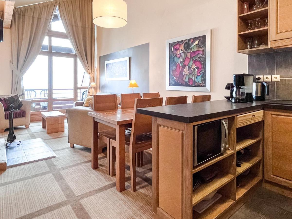 South Facing 2-Bed Apartment With Fireplace, Terrasses Deos Flaine Dış mekan fotoğraf