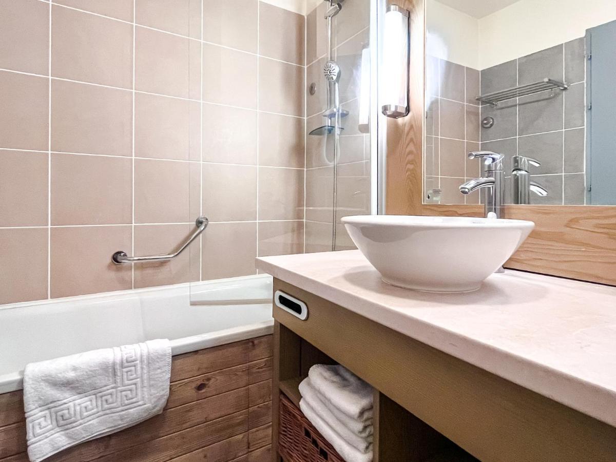 South Facing 2-Bed Apartment With Fireplace, Terrasses Deos Flaine Dış mekan fotoğraf