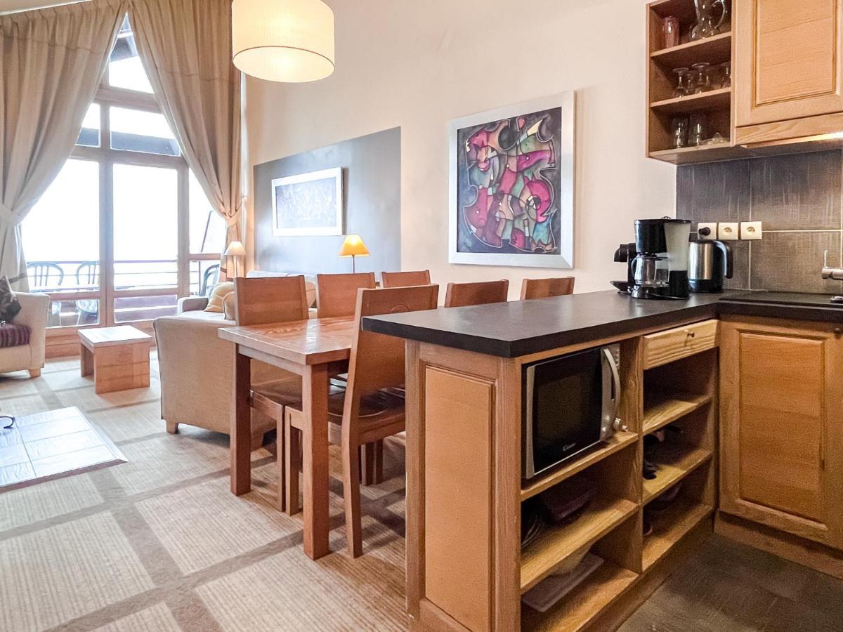 South Facing 2-Bed Apartment With Fireplace, Terrasses Deos Flaine Dış mekan fotoğraf