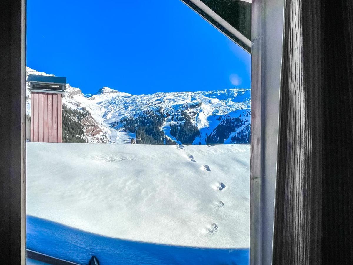 South Facing 2-Bed Apartment With Fireplace, Terrasses Deos Flaine Dış mekan fotoğraf