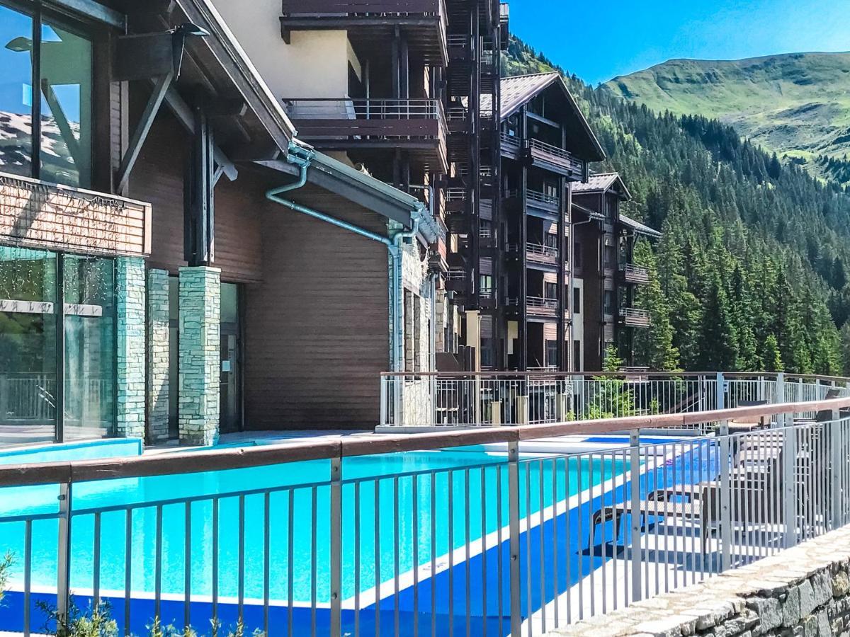 South Facing 2-Bed Apartment With Fireplace, Terrasses Deos Flaine Dış mekan fotoğraf